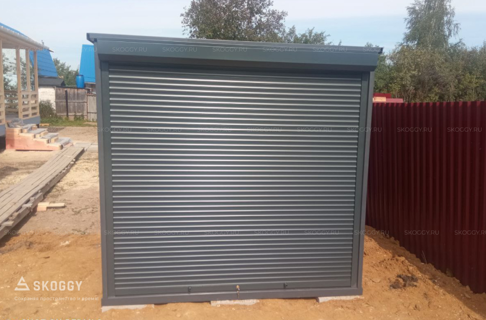 Гараж 3 на 2 с рольставнями