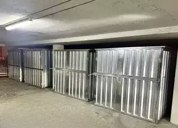 10 боксов для хранения различных вещей на парковке в цинковом цвете в г. Москва